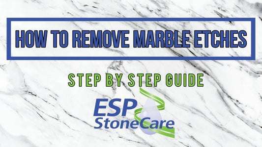 Repair Etched Marble with ESP Stone Care Marble Etch Remover