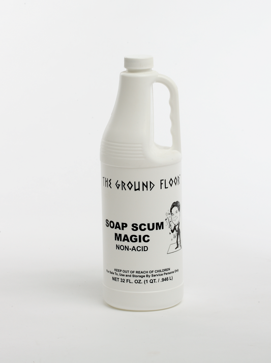 Soap Scum Magic Cleaner, Removes Excess Lime Deposits & Rust, Easy to Use (1qt.)