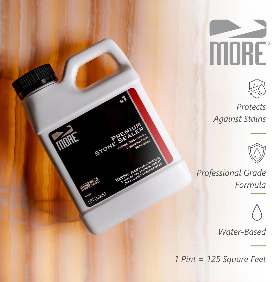 MORE Premium Stone Sealer-Pint-16 oz
