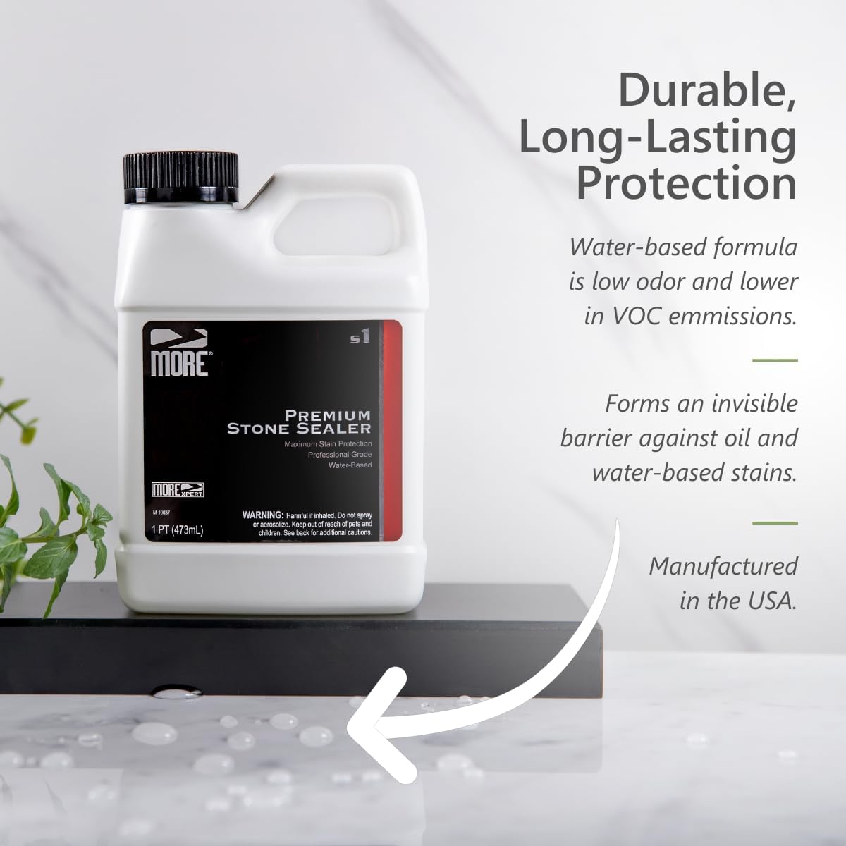 MORE Premium Stone Sealer-Pint-16 oz