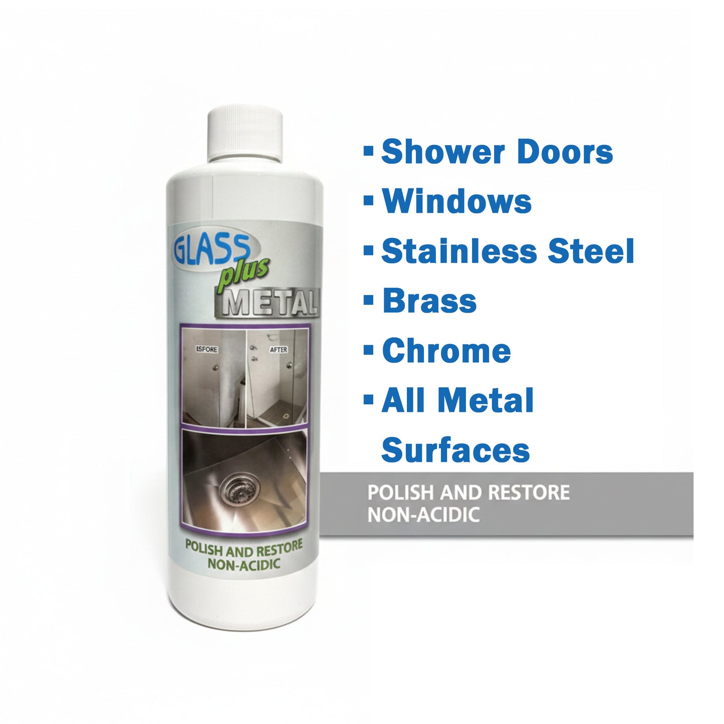 ESP Stone Care Glass Plus Metal - Spot Remover-16oz