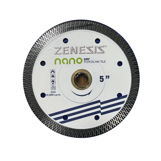 Zenesis NANO DRY Porcelain Tile Blade 5 Inch