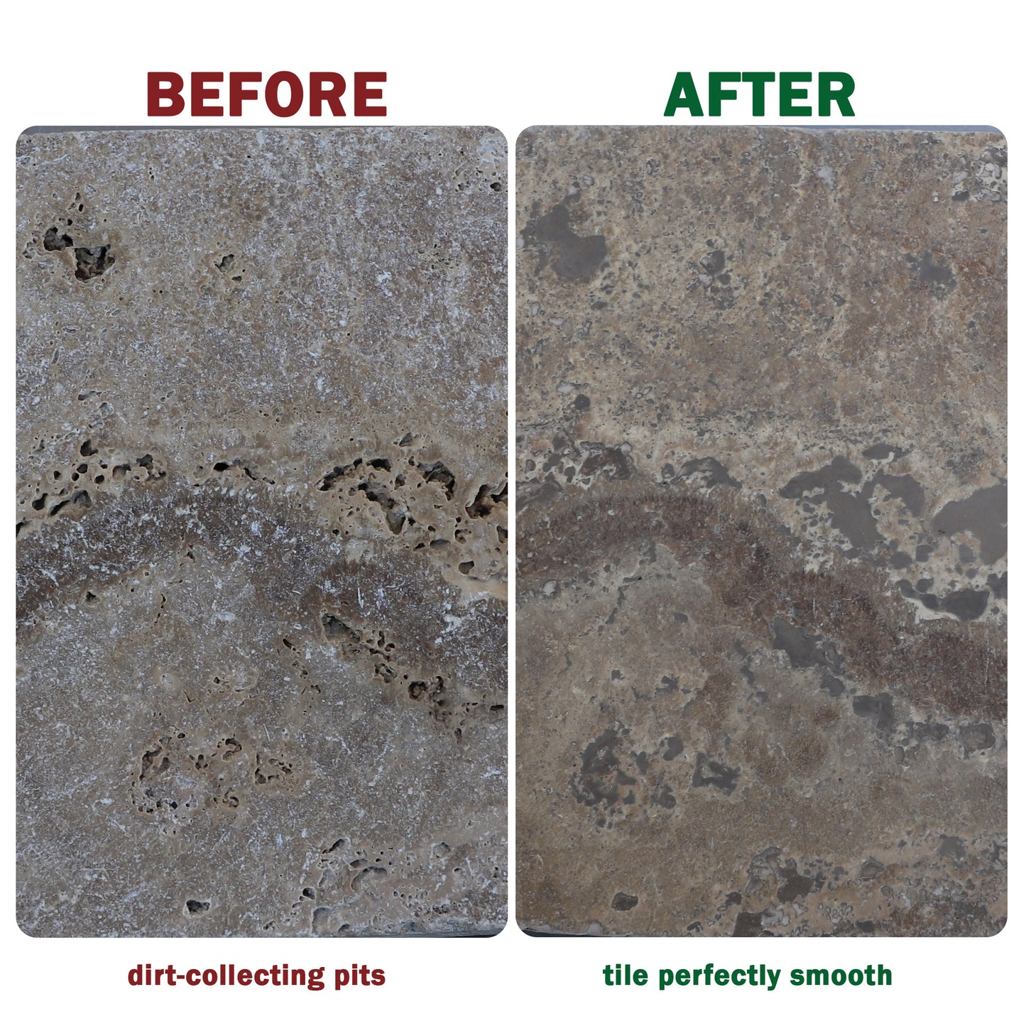 Travertino HQ Dark - Travertine Repair Powder – Fill Holes & Cracks in Dark Stone