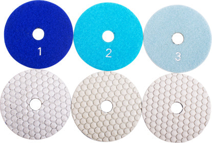 Diamond Vantage HYBRID 3 STEP DRY PADS (4 Inch)