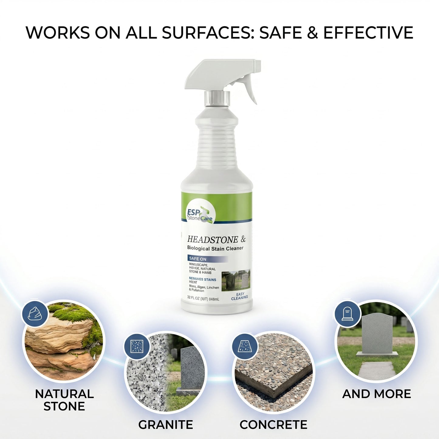 Headstone Cleaner Kit