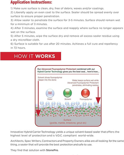 Stone Pro Porous Pro, sellador de impregnación de mármol