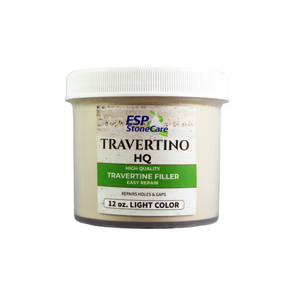 Travertino HQ Light Stone Travertine Repair KIT – Fill Holes & Cracks in Light Stone