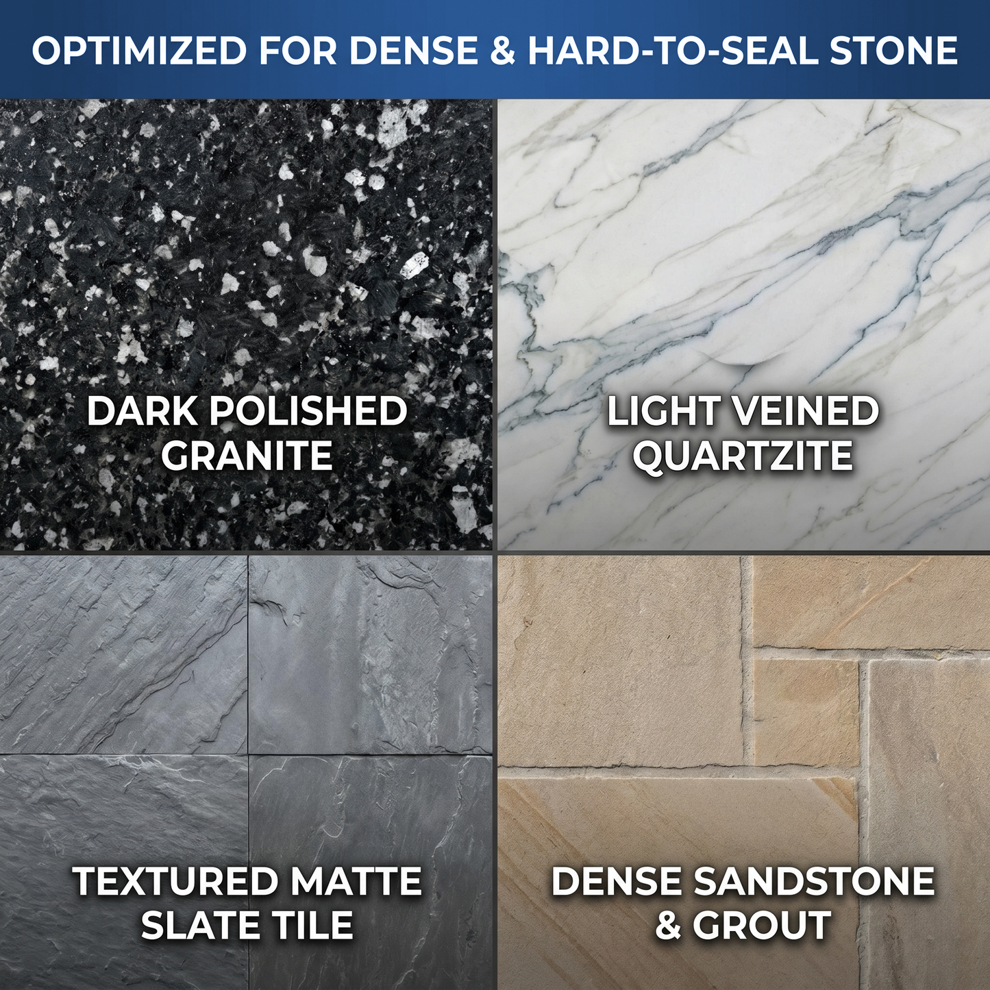 Premium Granite Sealer Kit - Stone Pro Ultimate Pro Deep Penetrating Nano Sealer with Applicator &amp; Microfiber Towels