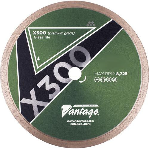 Diamond Vantage 5" X300 Glass Tile Blade