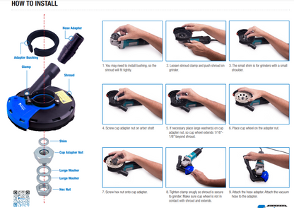 Diamond Vantage Grinding Dust Shroud