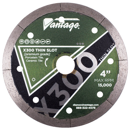 Diamond Vantage X300 THIN T-SLOT porcelain (dry) PREMIUM BLADE