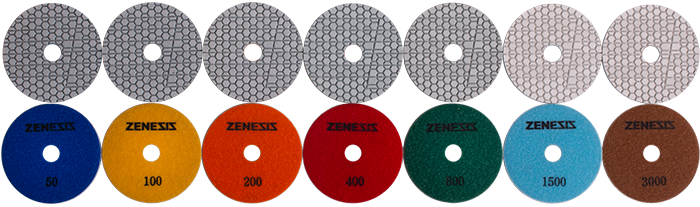 ZENESIS™ HYBRID WHITE RESIN POLISHING PADS