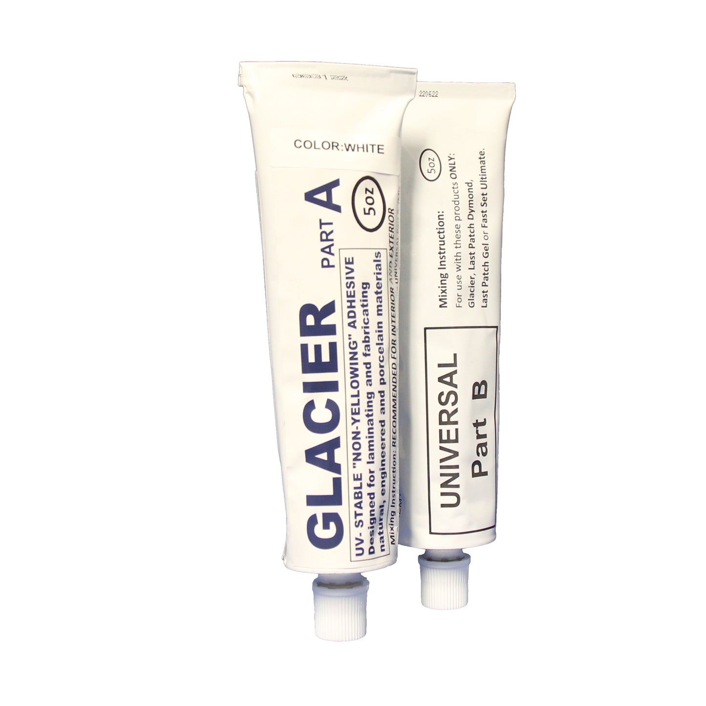 Touchstone Glacier - Pegamento de mármol, granito y cuarzo, (uso profesional) Adhesivo de uretano resistente a los rayos UV para laminar, unir e ingletes (10 oz.)