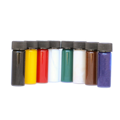 Tinte LamLock para pegamentos de resina epoxi, acrílico o poliéster 8 colores (1/12 oz.) KIT