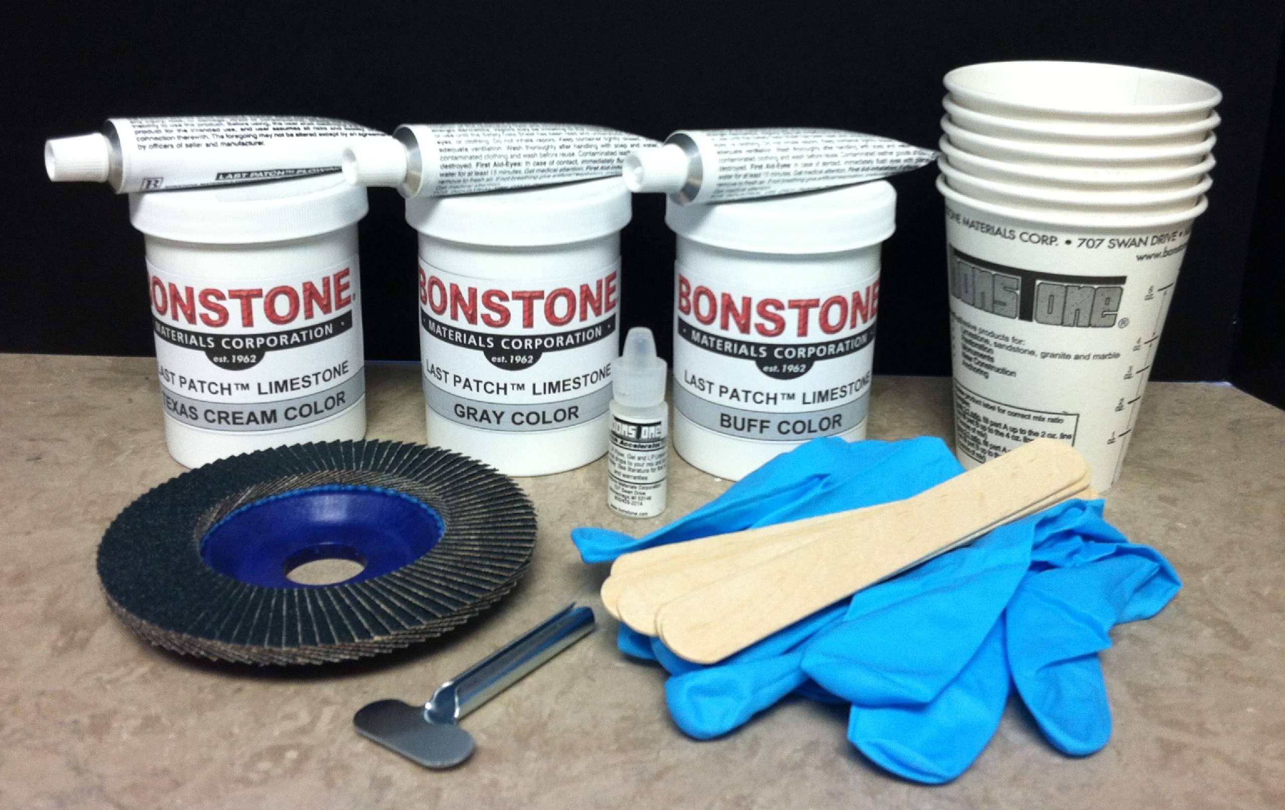 Limestone Shell Column Repair Bonstone Last Patch Limestone Repair Kit – ESP Sales
